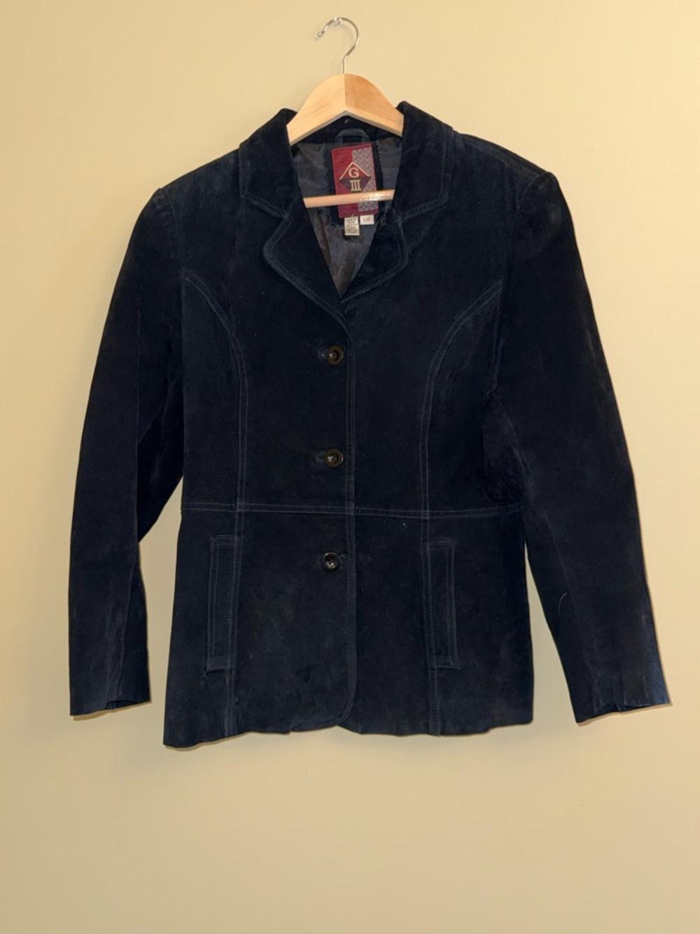 Leather Black Jacket Women Size PM Pockets Elegant Chic Classic Dark Feminine - Picture 2 of 12